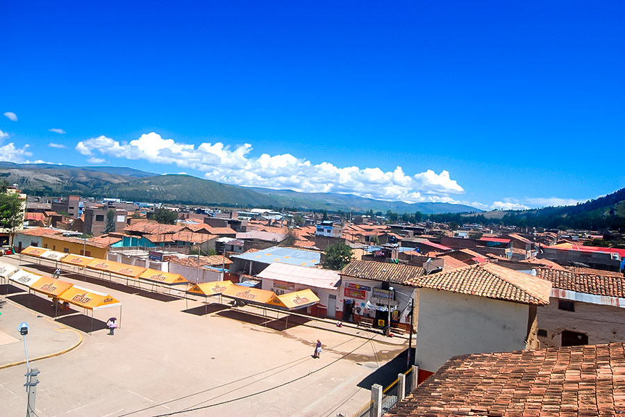 Vista panorámica del distrito San Jerónimo de Tunan