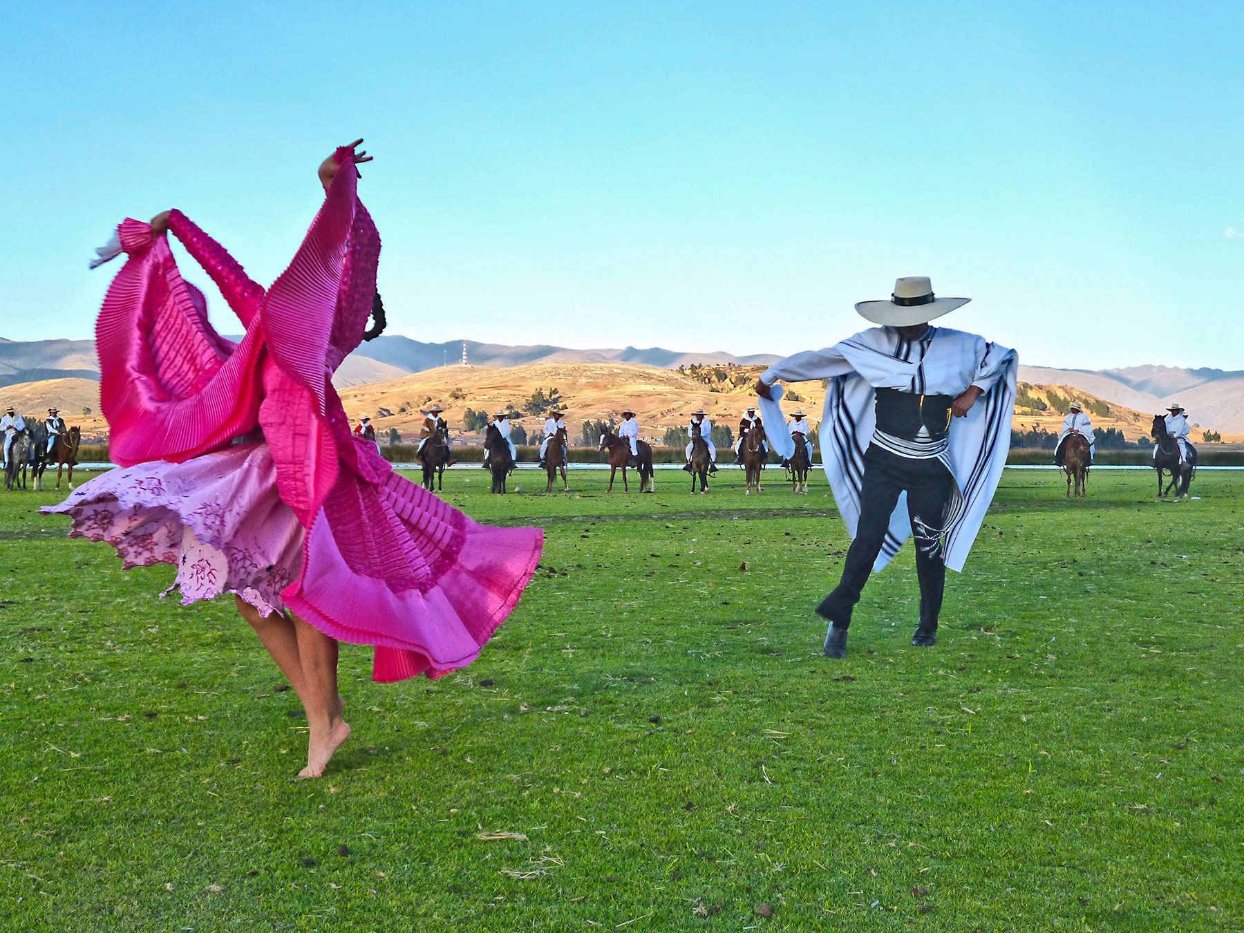 Marinera en las pampas del anexo de Muquillanqui