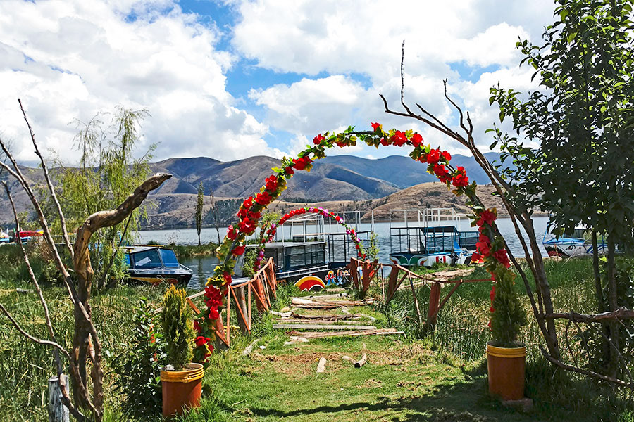 Pasadizo de flores