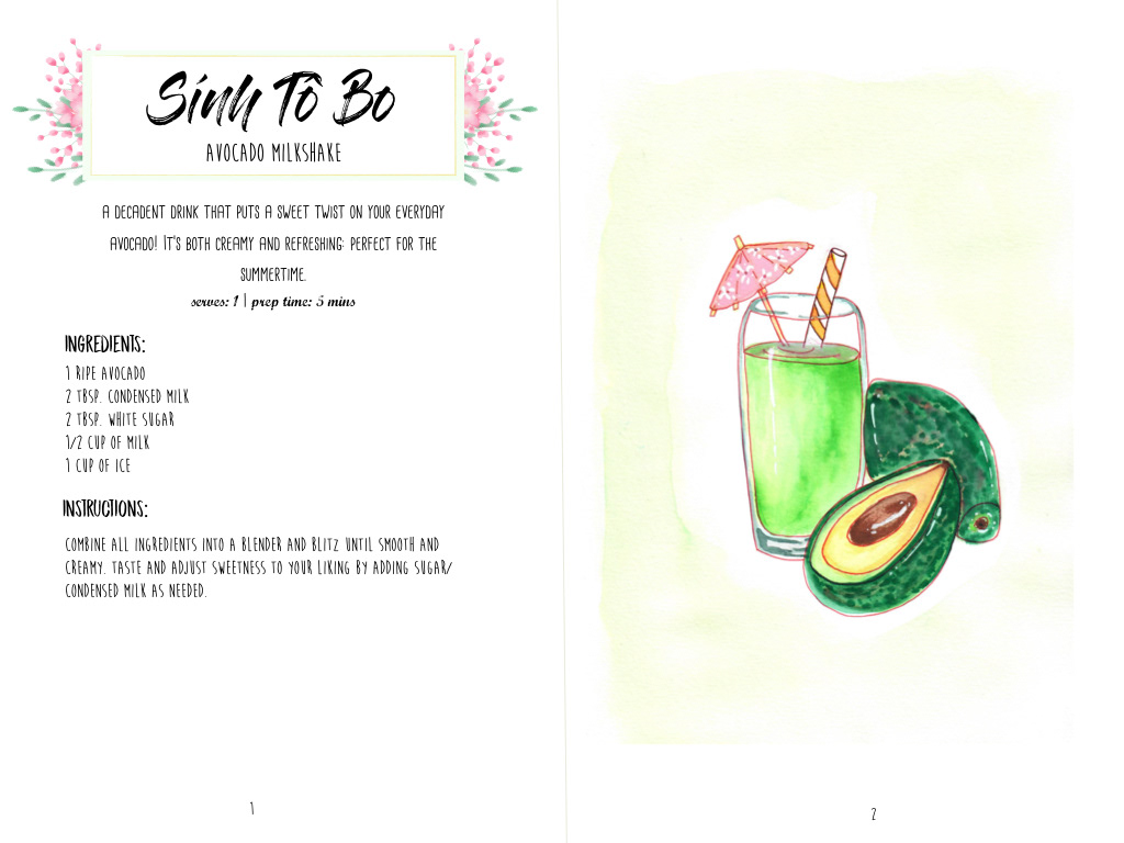 Avocado Milkshake (dual-page format), Summer 2020.