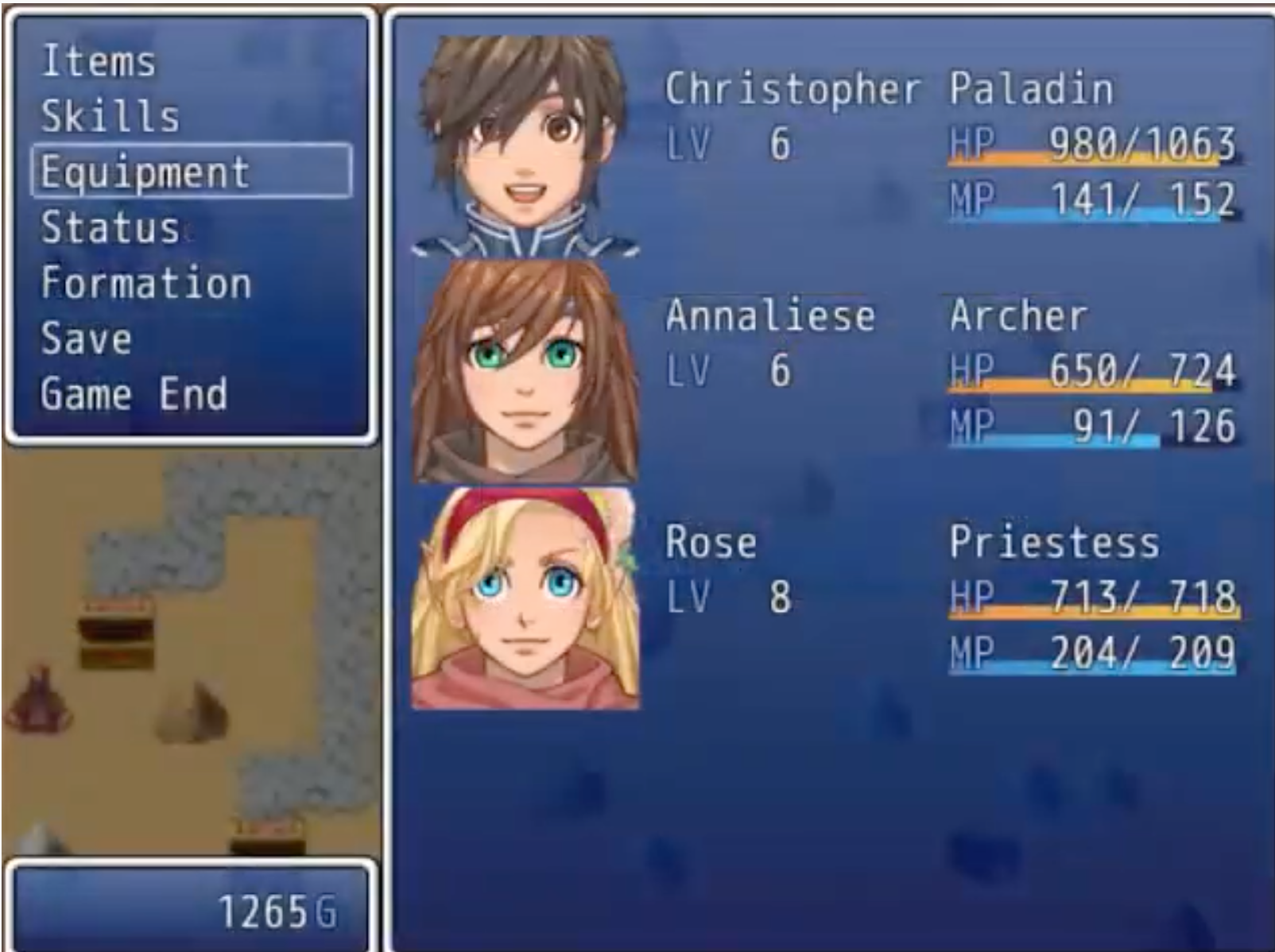In-Game Menu