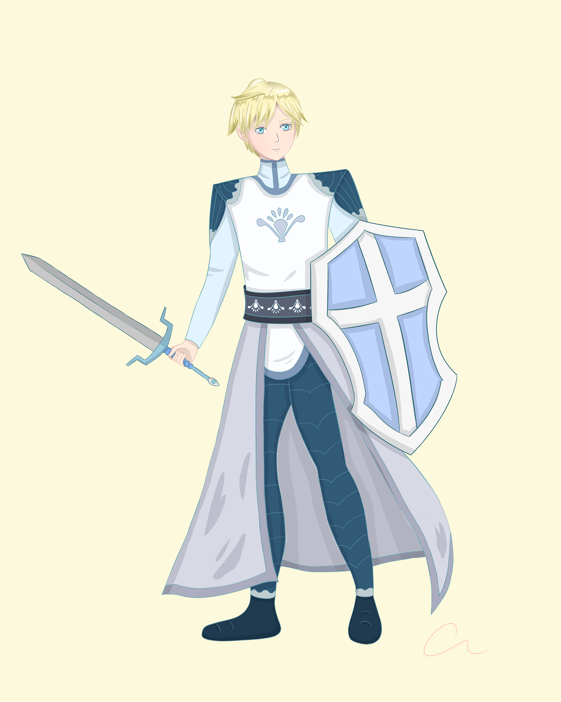 Azure Knight, Concept Art
