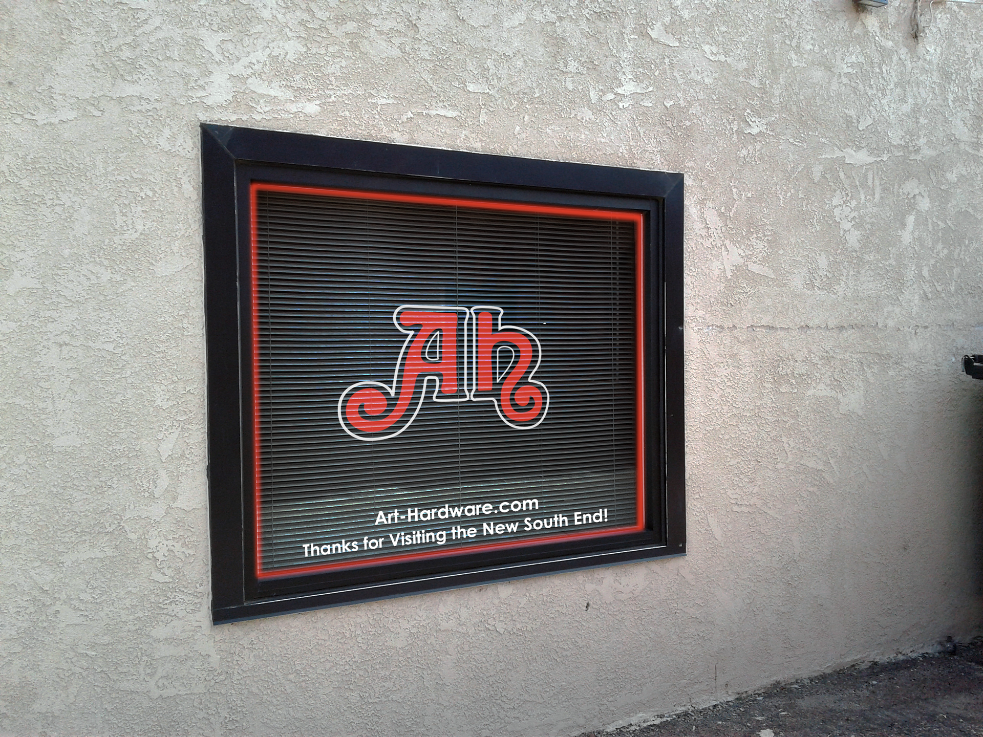 Side Window Signage Mockup