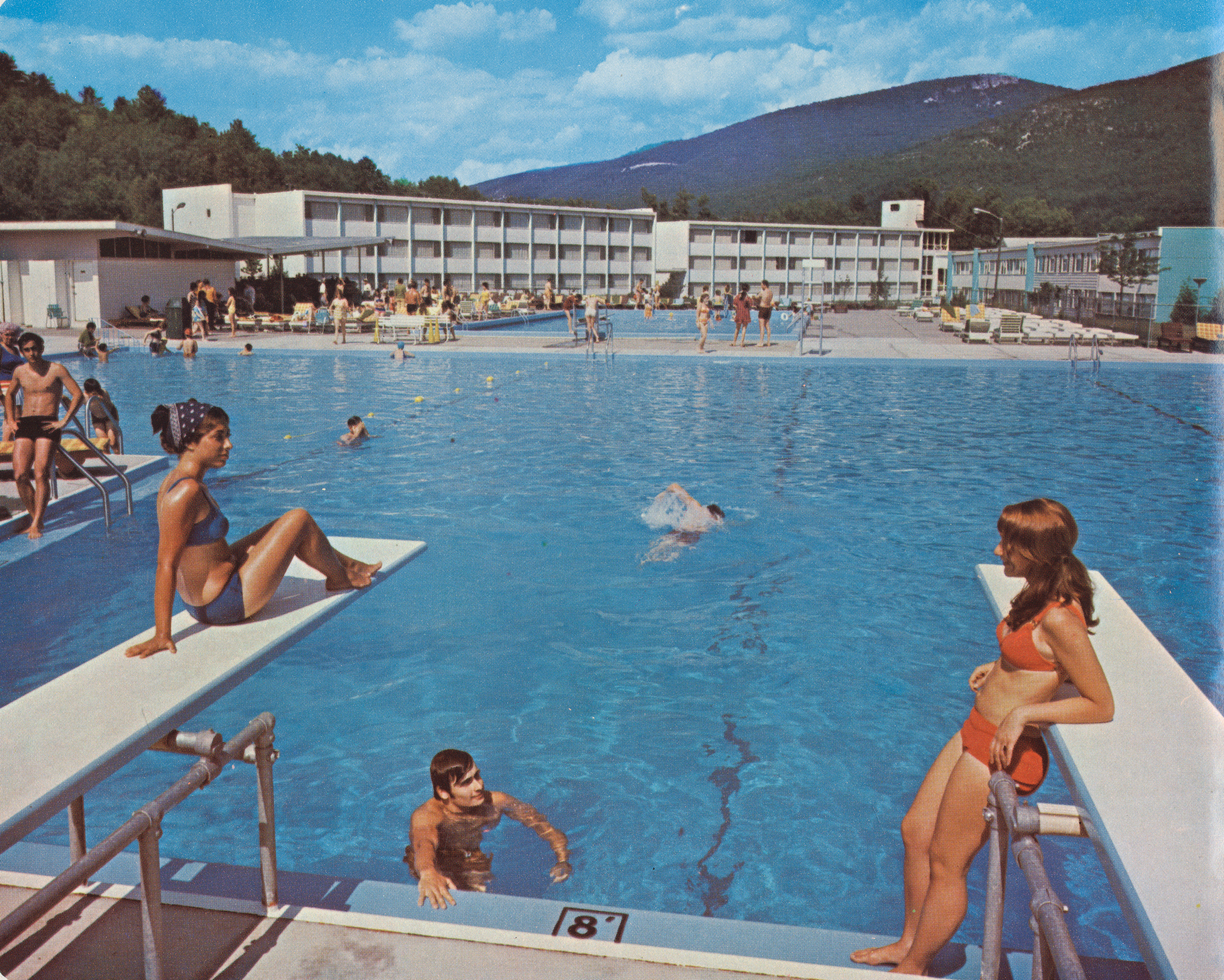 Before (with the diving boards) 
