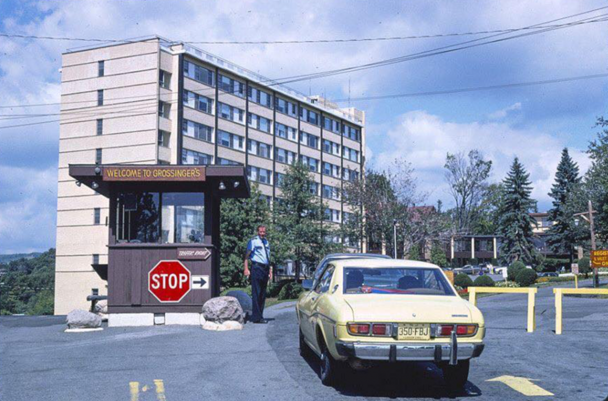 Original Guard Shack with Jennie G. Building in Back, 1977