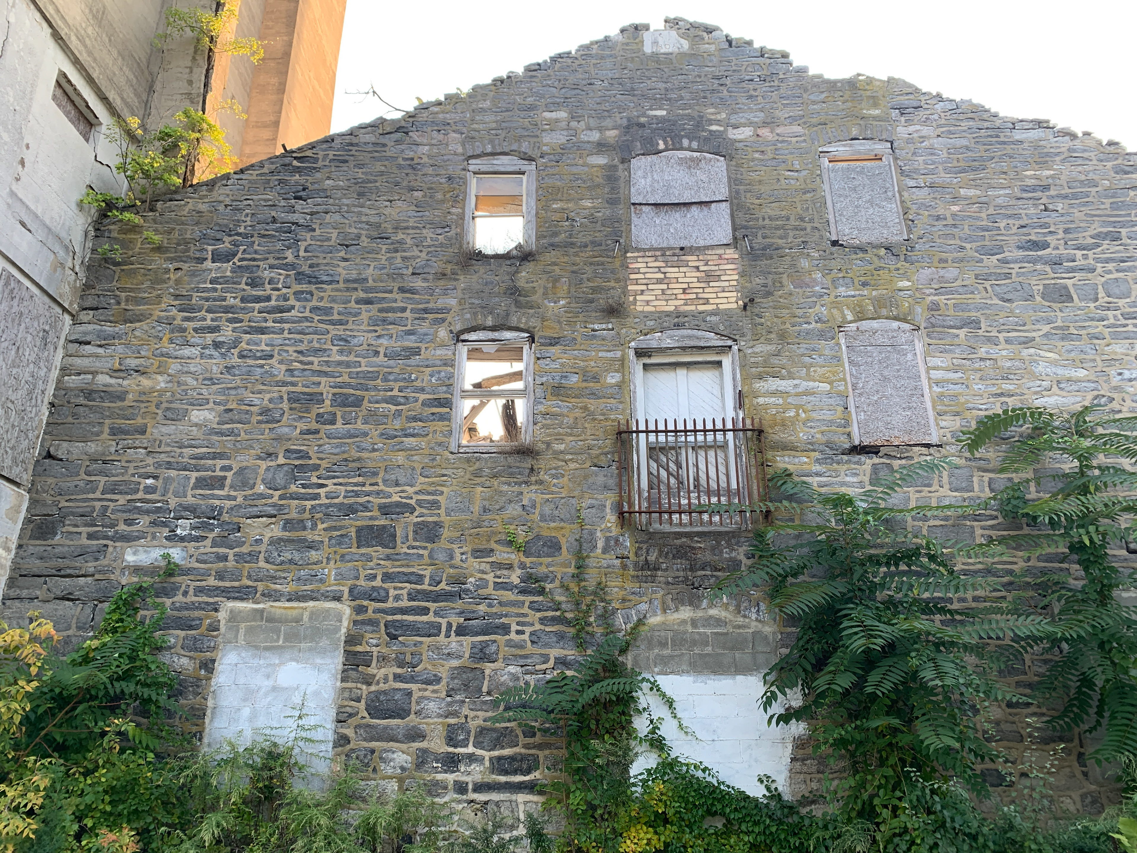 The side of the Original Mill,  2022