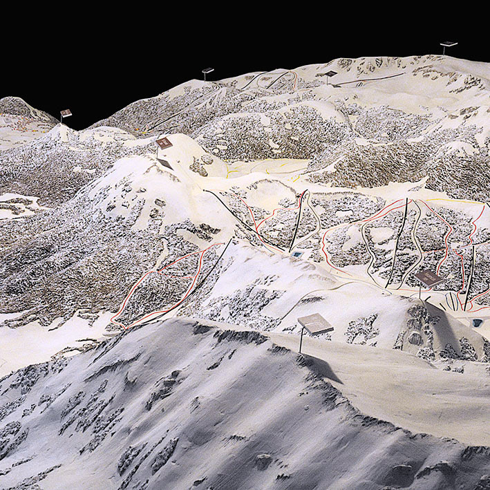 Plastico dell'Altopiano delle Rocche (AQ) - Scala 1:5000 - L'Aquilandia Abruzzo Aquilano in Miniatura