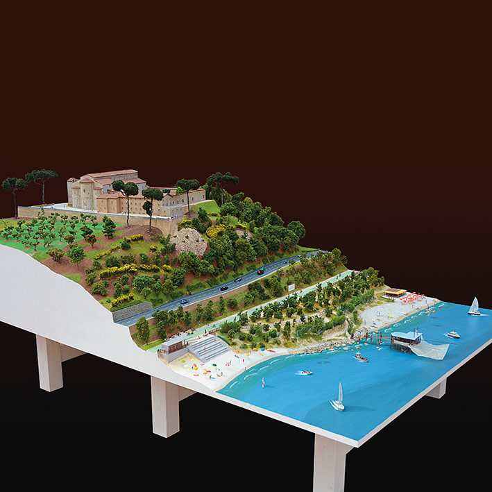Cartolina 3D della Costa dei Trabocchi (CH) - Scala 1:100 - Camera di Commercio di Chieti e Pescara