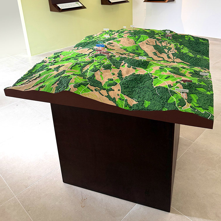 Plastico del territorio di Torricella P. - Museo Civico