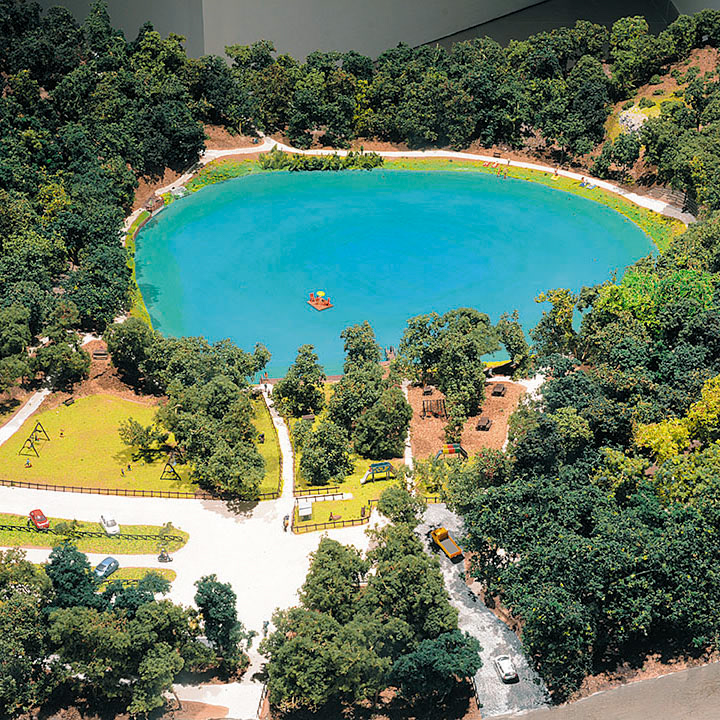 Lago di Sinizzo San Demetrio ne' Vestini (AQ) - Scala 1:200 - L'Aqulandia Abruzzo Aquilano in Miniatura