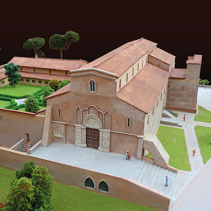 Cartolina 3D della Costa dei Trabocchi (CH) Abbazia di San Giovanni in Venere- Scala 1:100 - Camera di Commercio di Chieti e Pescara