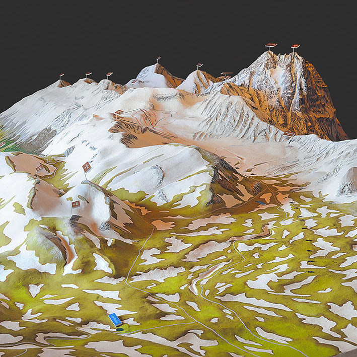 Plastico del Gran Sasso d'Italia - Scala 1:5000 - L'Aquilandia Abruzzo Aquilano in Miniatura 