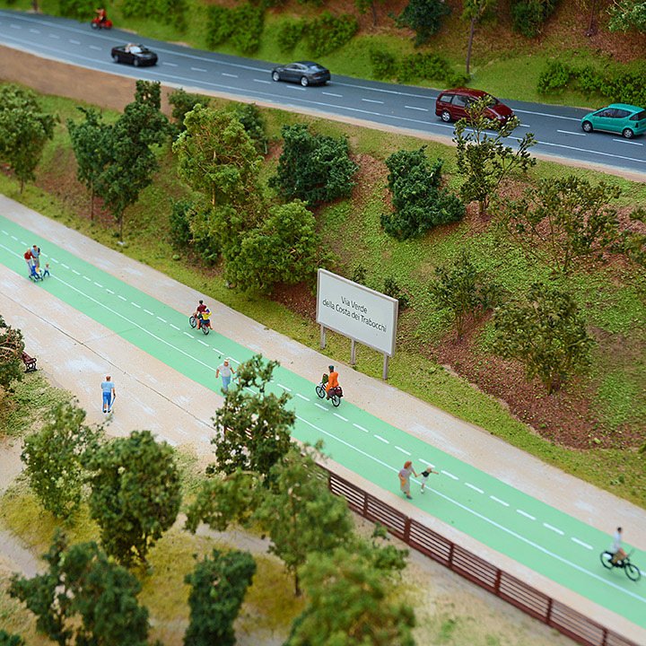 Cartolina 3D della Costa dei Trabocchi (CH) Via Verde - Scala 1:100 - Camera di Commercio di Chieti e Pescara