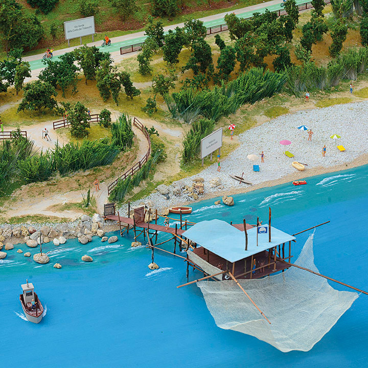 Cartolina 3D della Costa dei Trabocchi (CH) - Scala 1:100 - Camera di Commercio di Chieti e Pescara