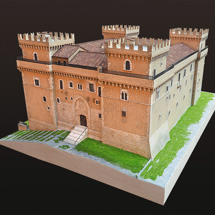 Castello di Celano (AQ) - Scala 1:50 - L'Aquilandia Abruzzo Aquilano in Miniatura