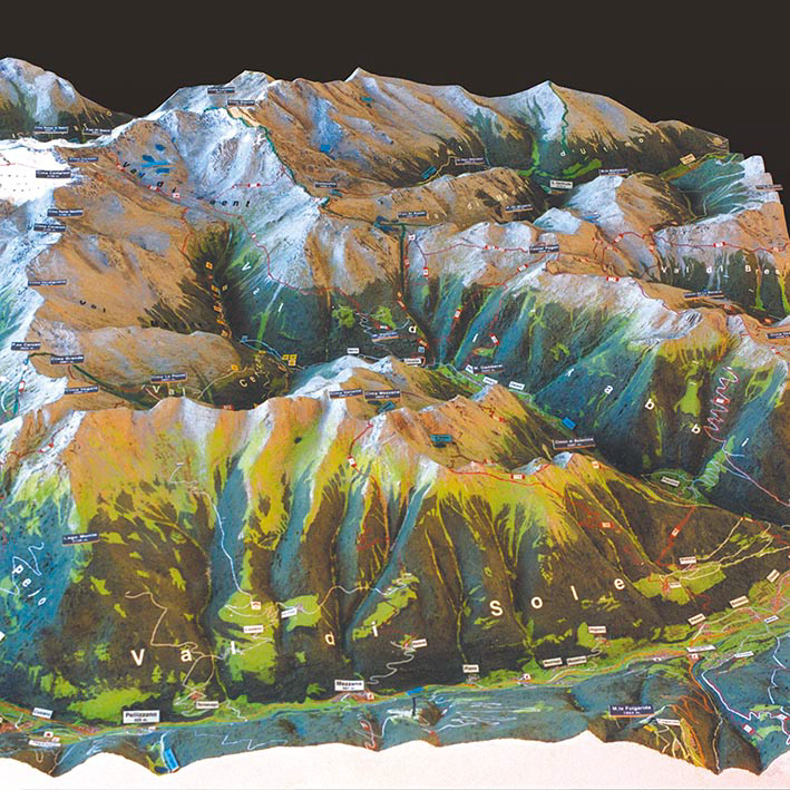 Parco Nazionale dello Stelvio Settore Trentino - scala 1:5000 - Pejo (TN)