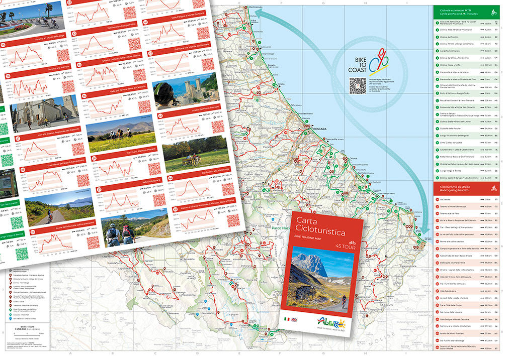 Carta Cicloturistica Regione Abruzzo