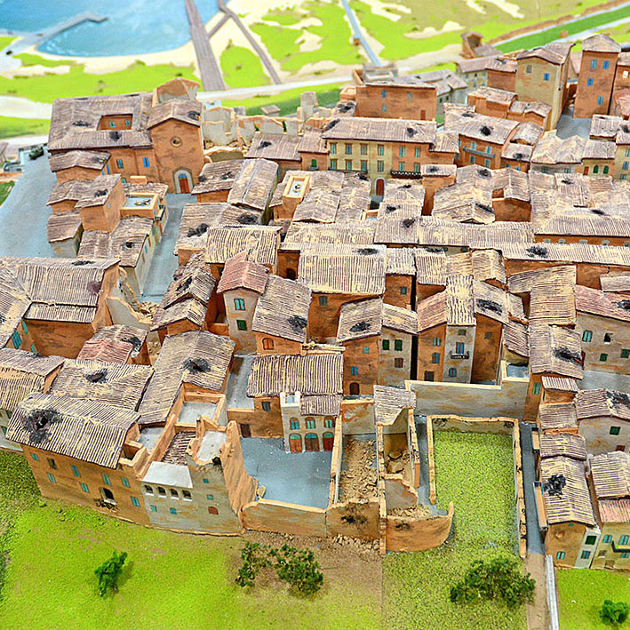 Battaglia di Ortona 1943 - Terravecchia - scala 1:200 - Museo della Battaglia di Ortona
