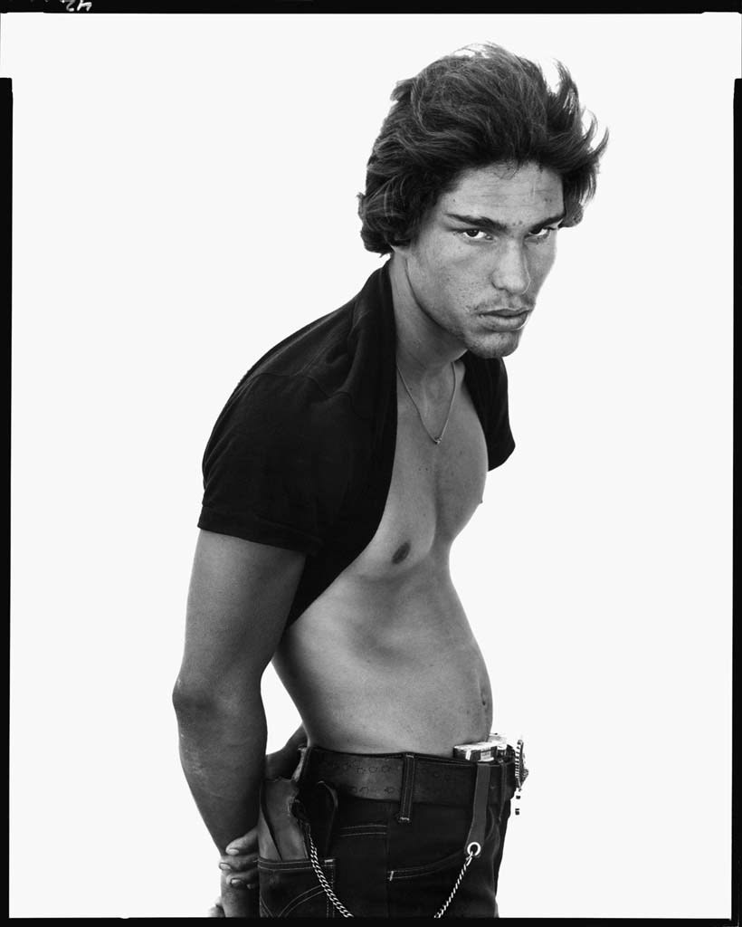 Juan Patricio Lobato, carney, Rocky Ford, Colorado, 1980 credits: Richard Avedon