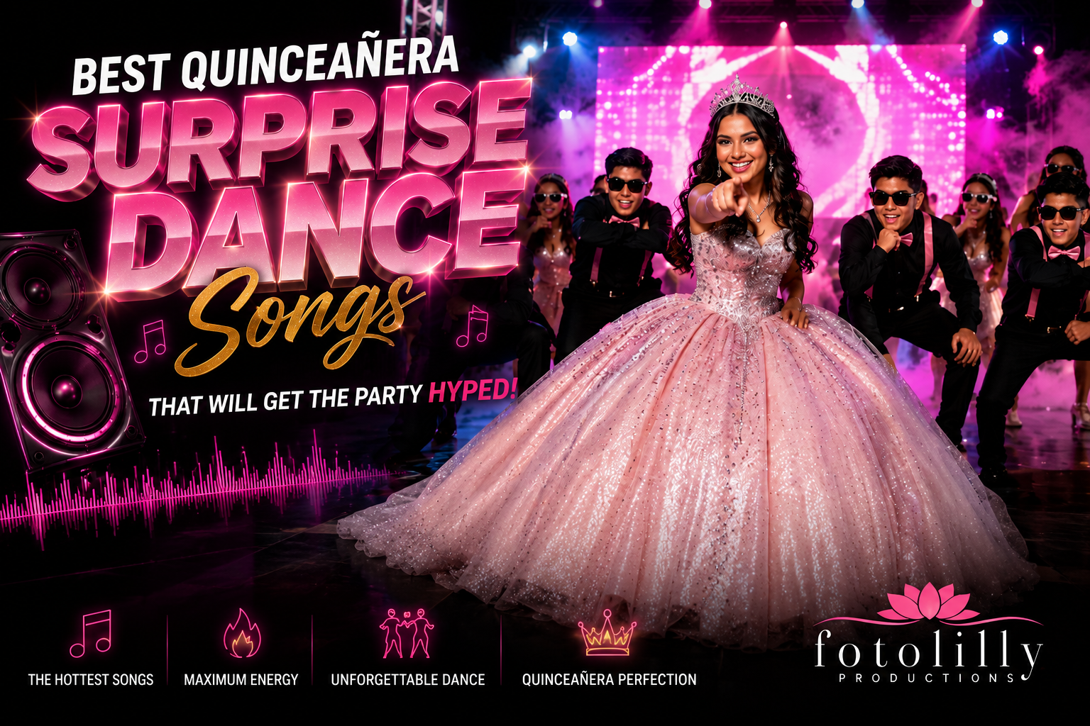 BEST QUICNEANERA BAILE SORPRESA DANCE SONGS FOTOLILLY PHOTOGRAPHY FOTOLILLY PRODUCTIONS FOTOLILLY PHOTOBOOTH