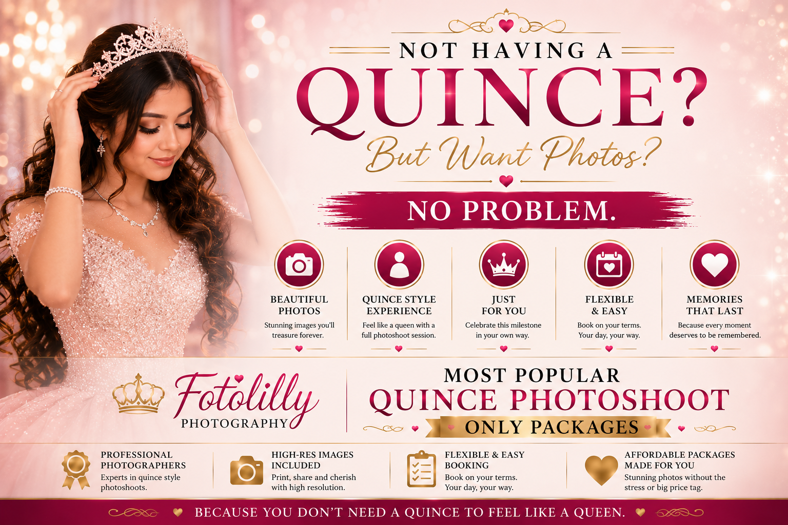 Quinceañera Save The Date Sessions Dallas Fort Worth Trusted pricing no-gimmicks DFW's Best Quince Photographers fotolilly photography 