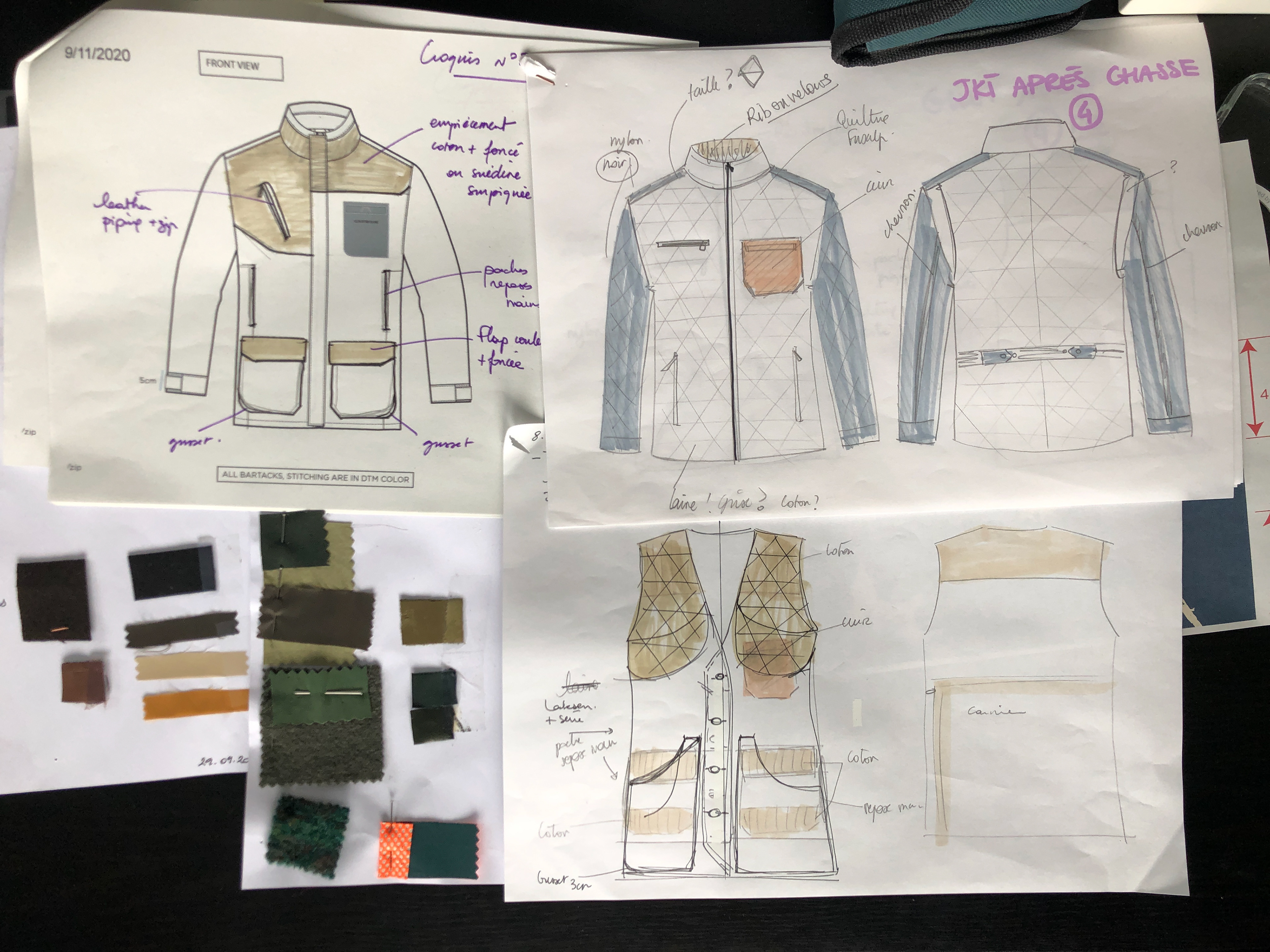 design produit veste CLUB INTERCHASSE - 2021