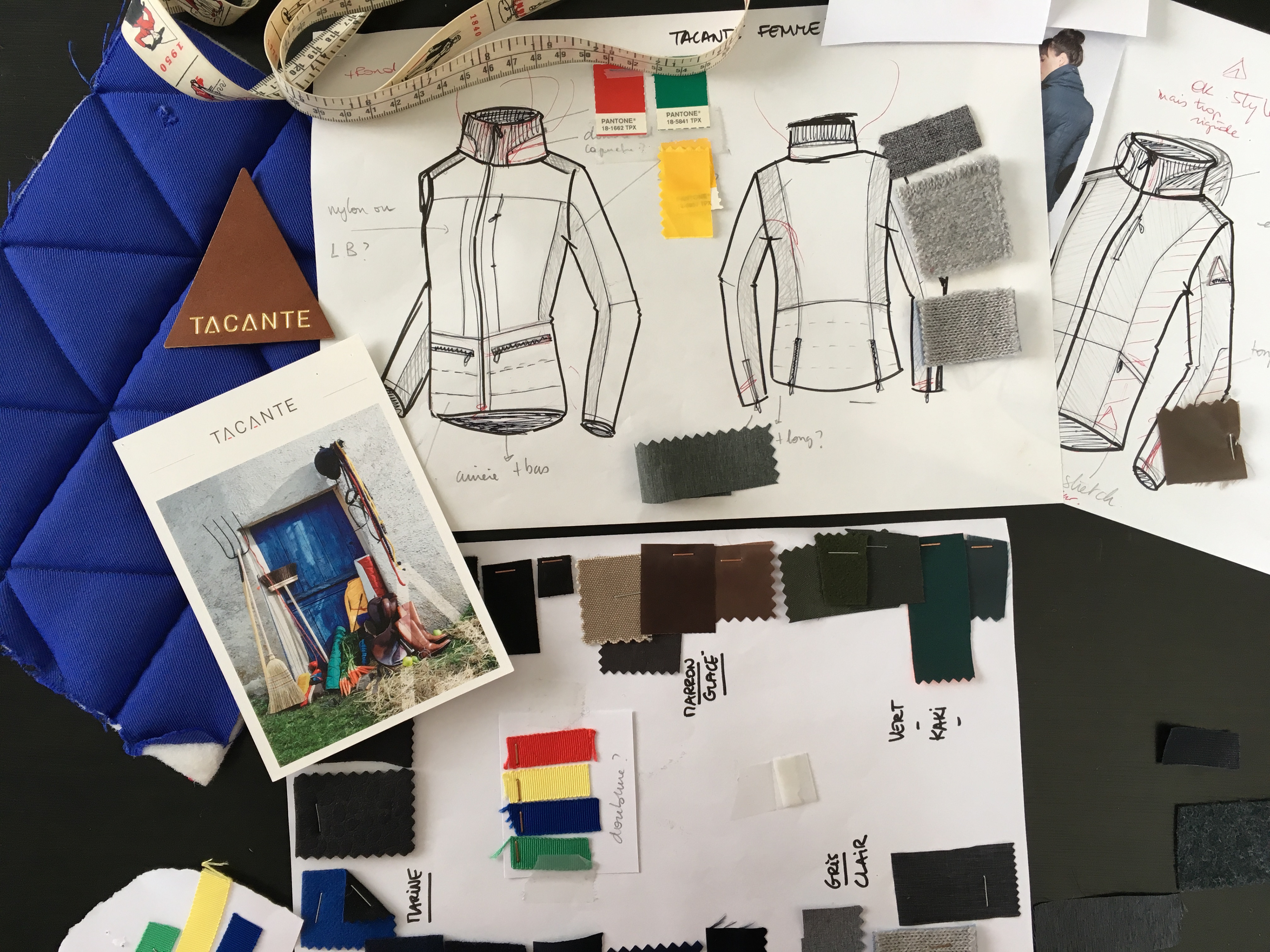 design produit veste TACANTE - 2015