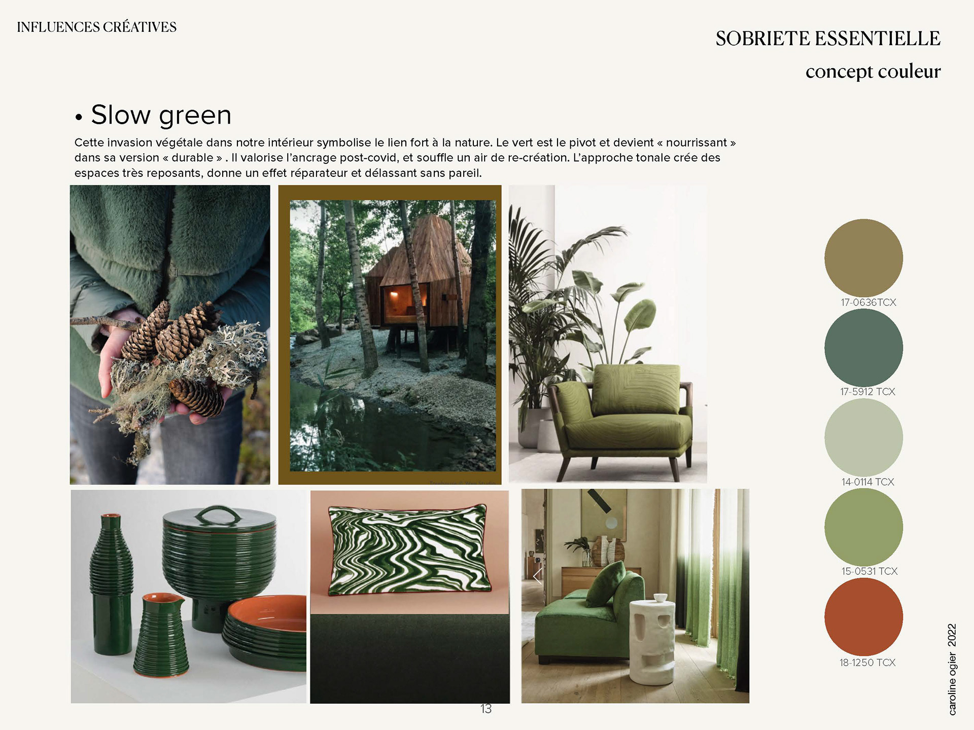 décryptage tendance déco/couleur pour acteur du meuble - 2022