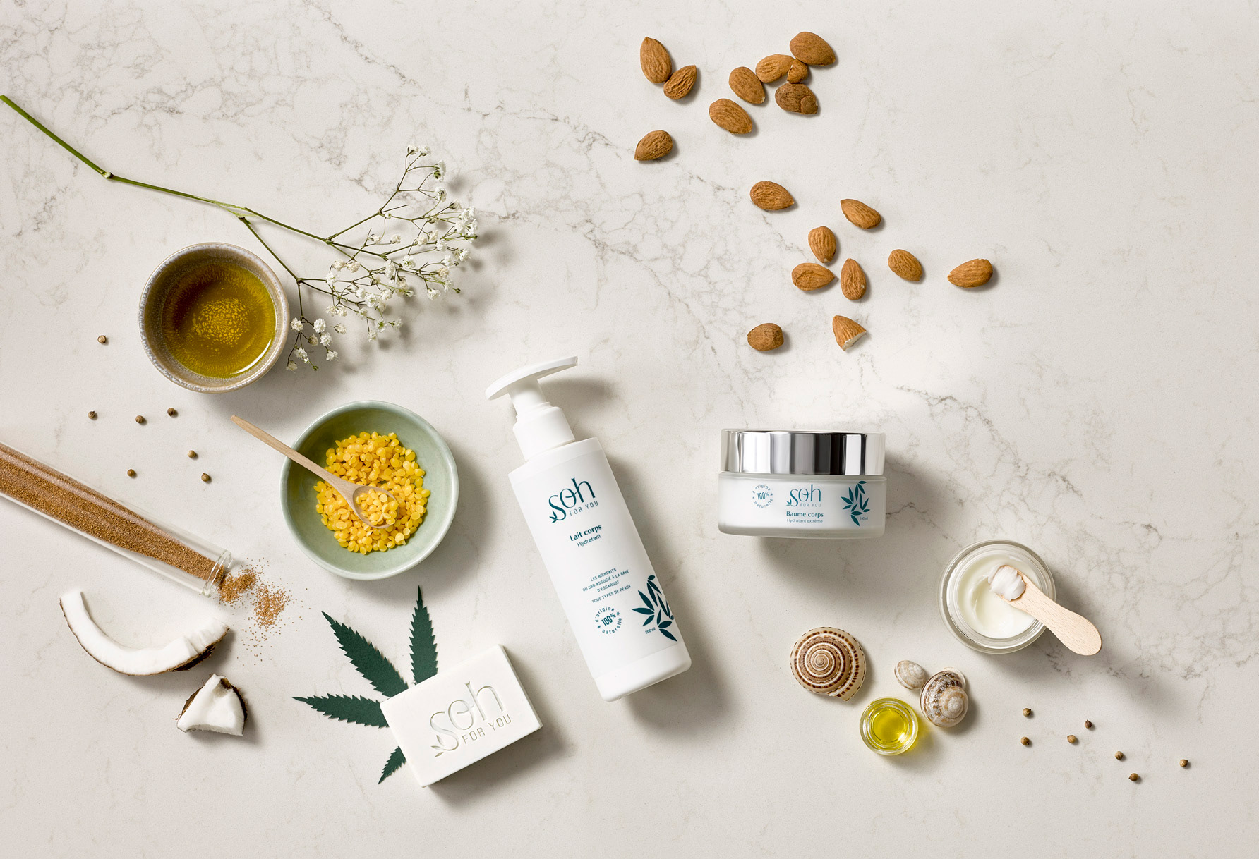 stylisme photo pour SOH FOR YOU cosmétique 2023
