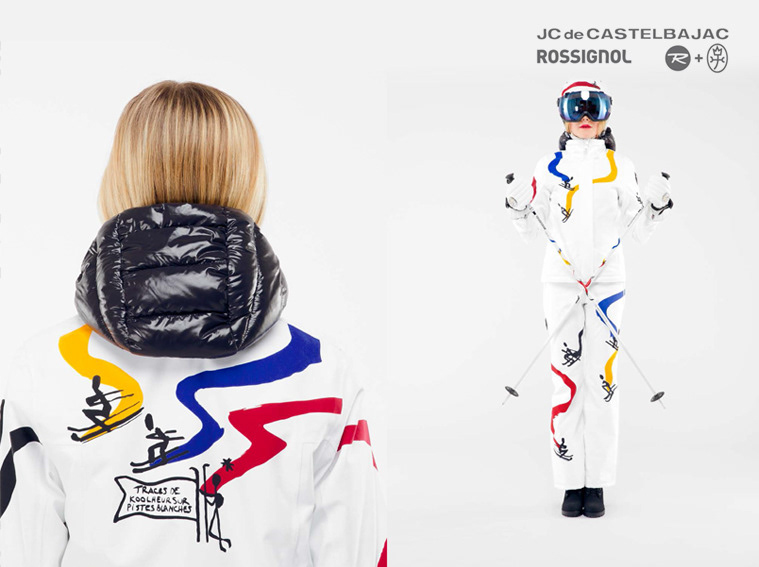 stylisme skiwear JC DE CASTELBAJAC - ROSSIGNOL