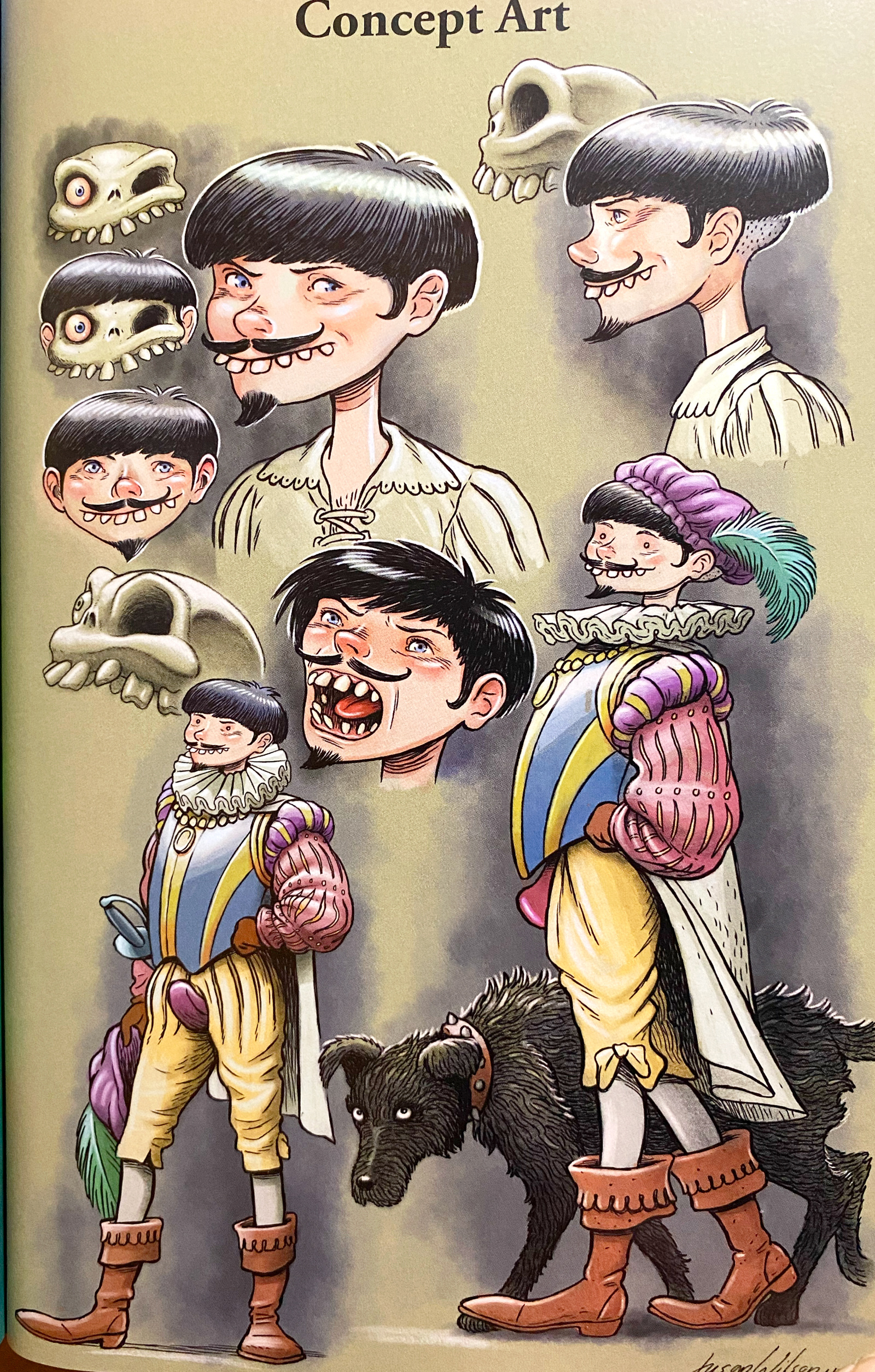 Concept character design for the 2019 "MediEvil" Sony Playstation game.