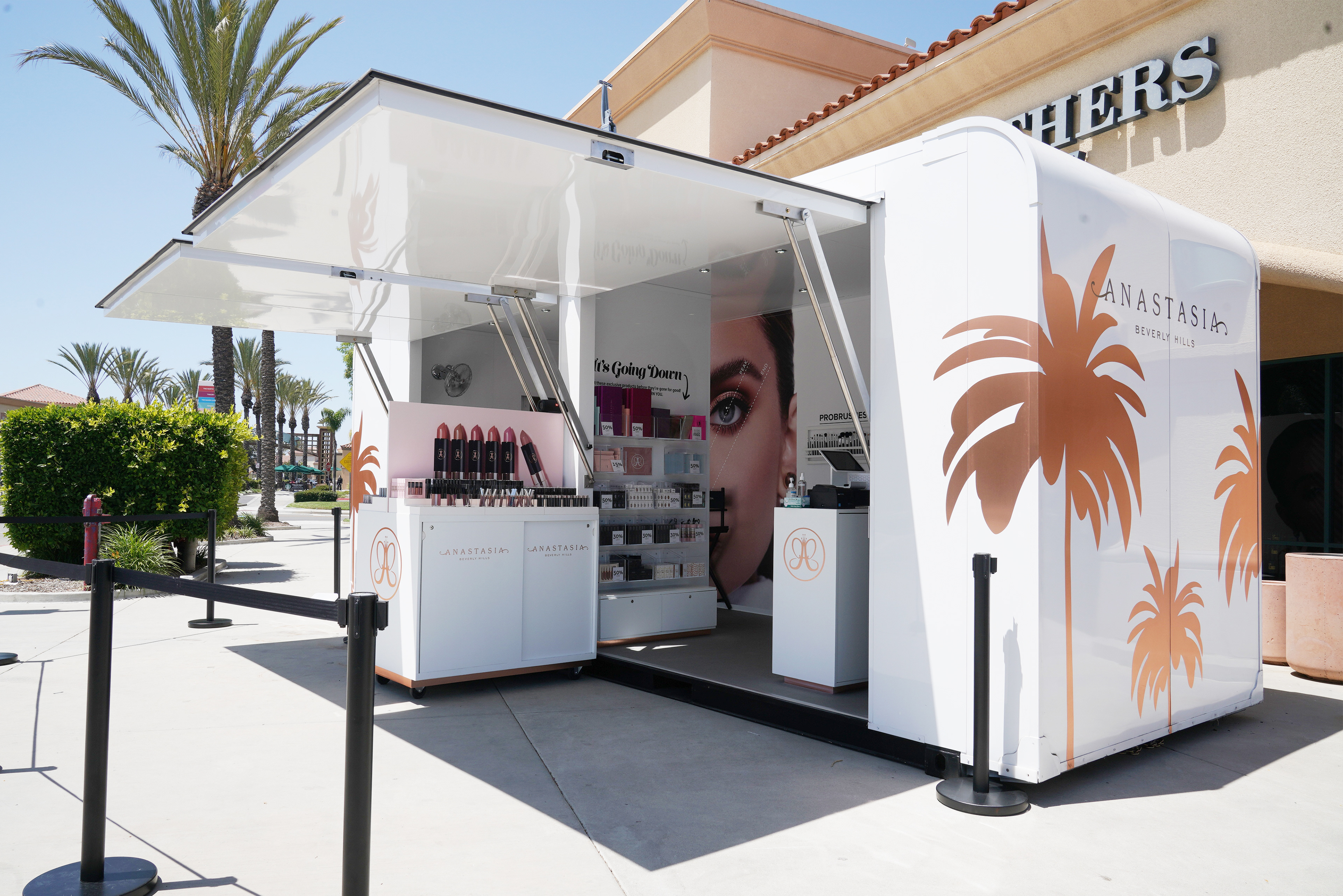 Pop-up Shop Design for Anastasia Beverly hills by brieona cornelius