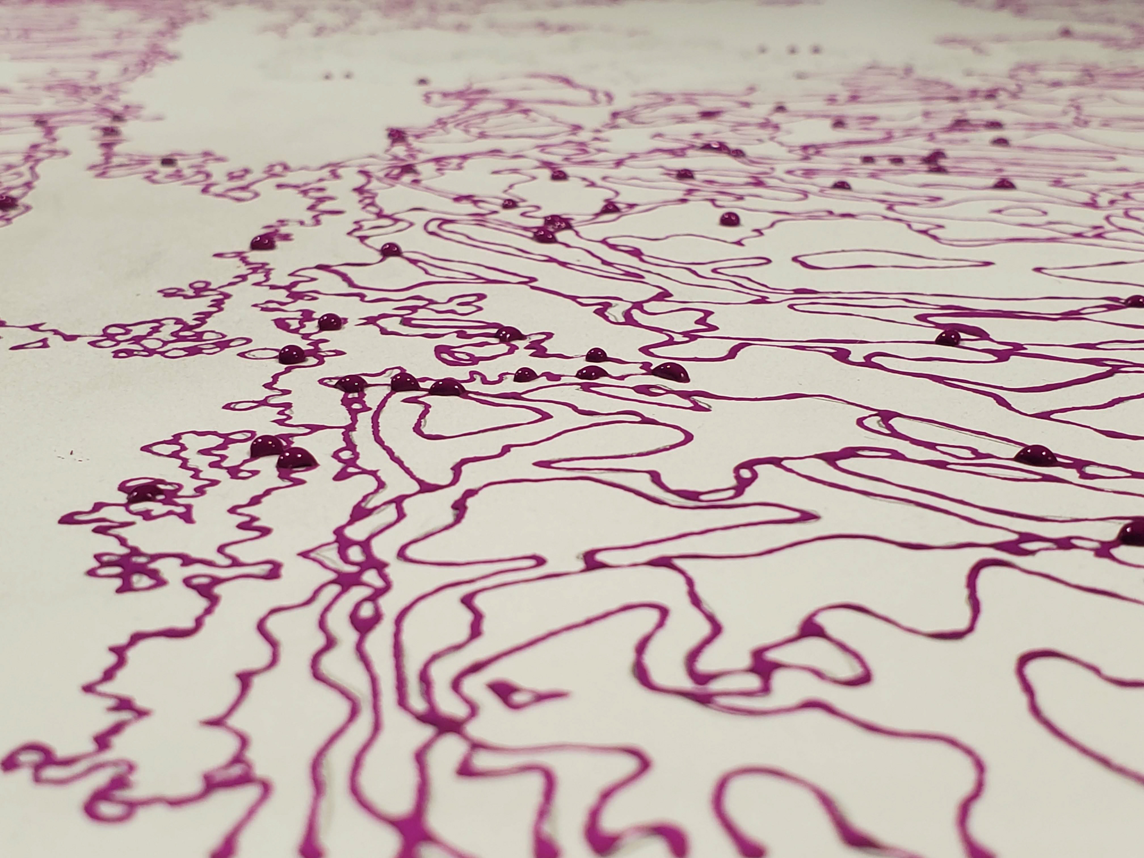 #8, Not Yet Titled, Close Up Of Outlines