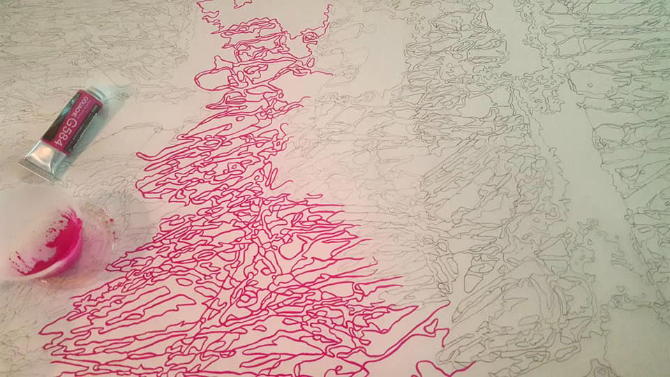 Painting in the Outlines: What Keeps My Heart Awake Is Colorful silence