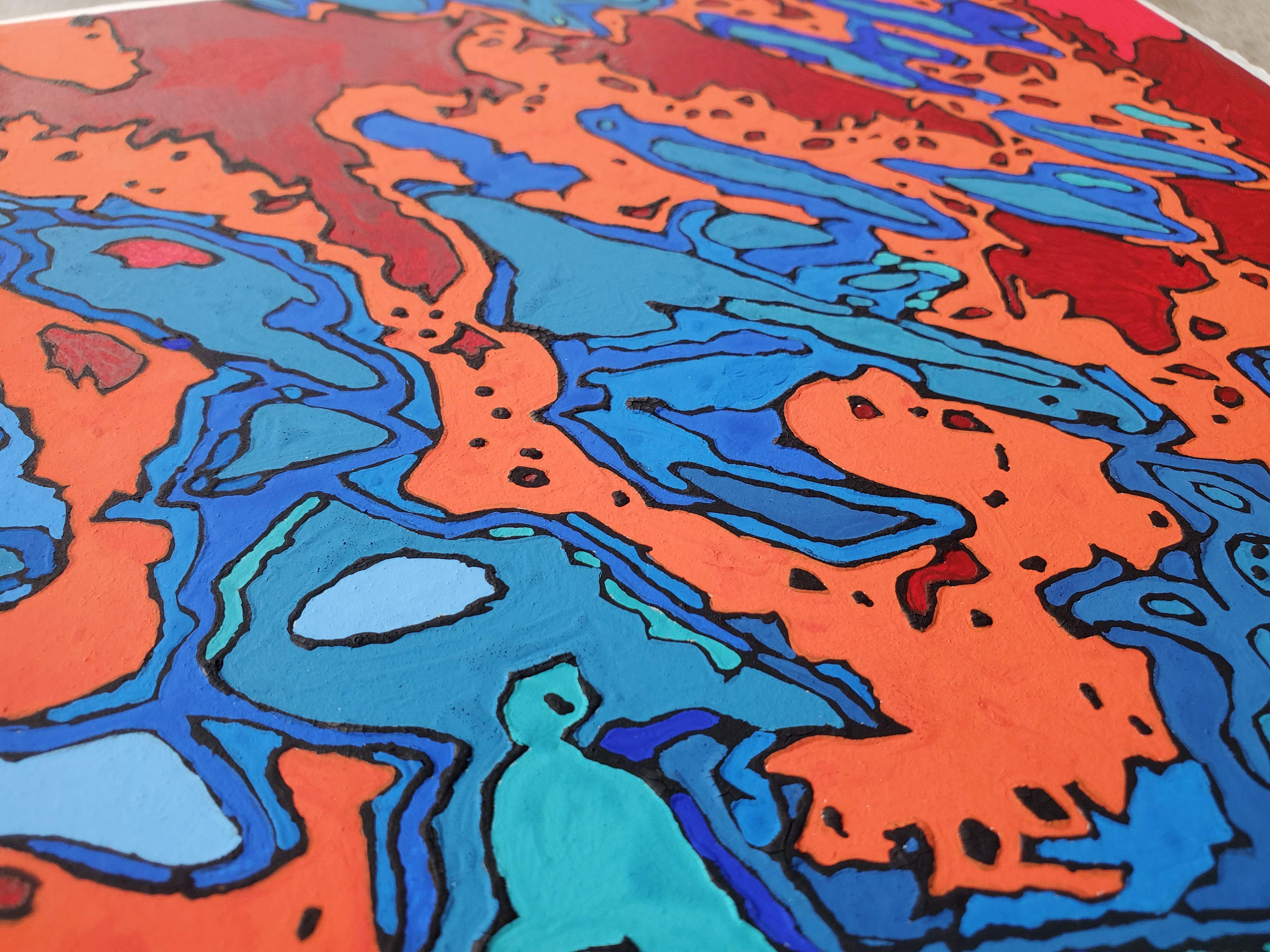 Close Up Details: InBetween a Cracked Euphoria