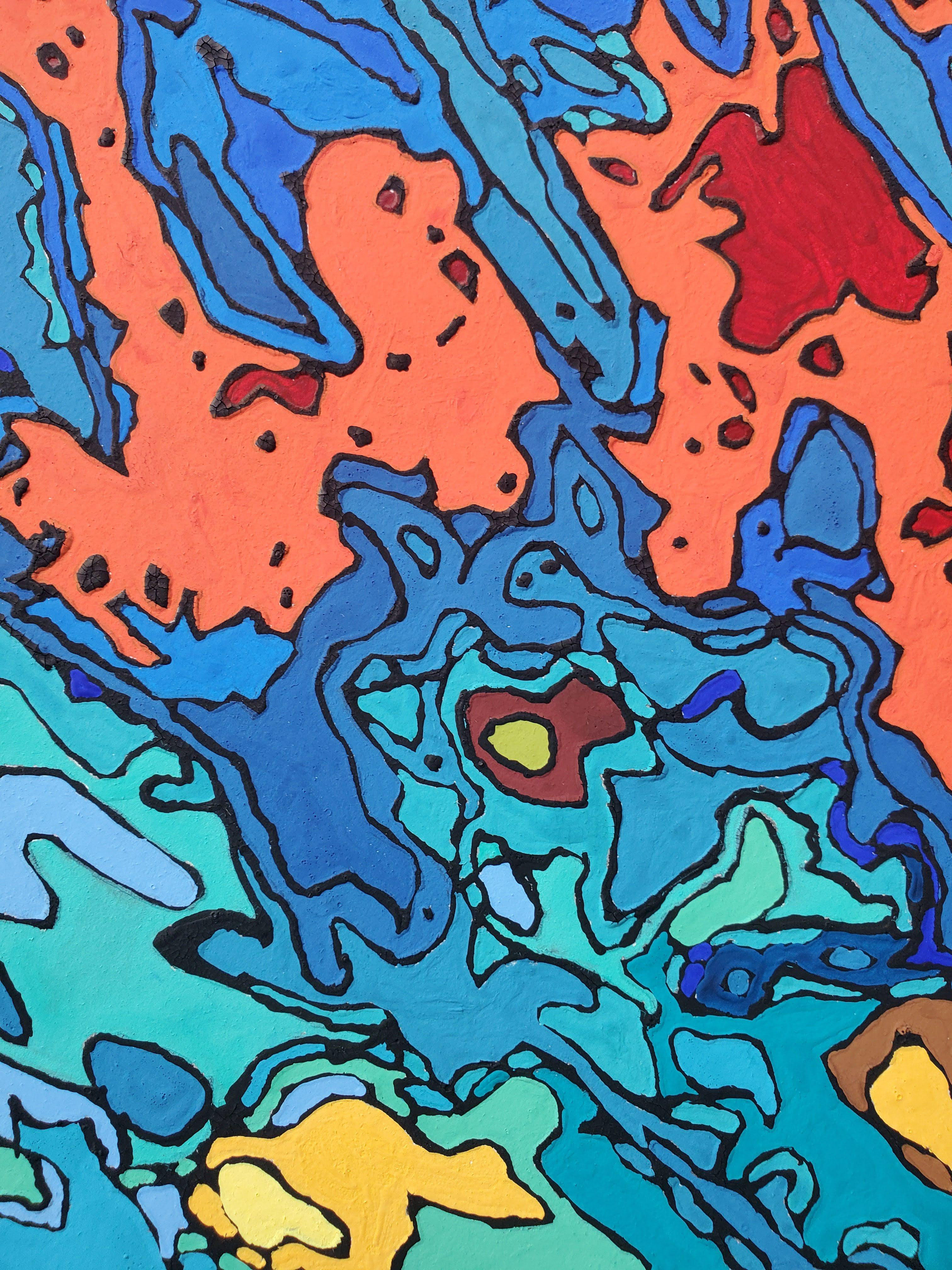 Close Up Details: InBetween a Cracked Euphoria
