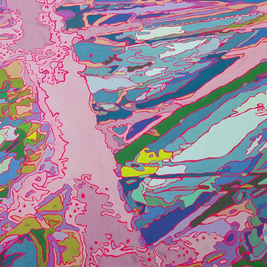 Up Close Detail: What Keeps My Heart Awake Is Colorful Silence
