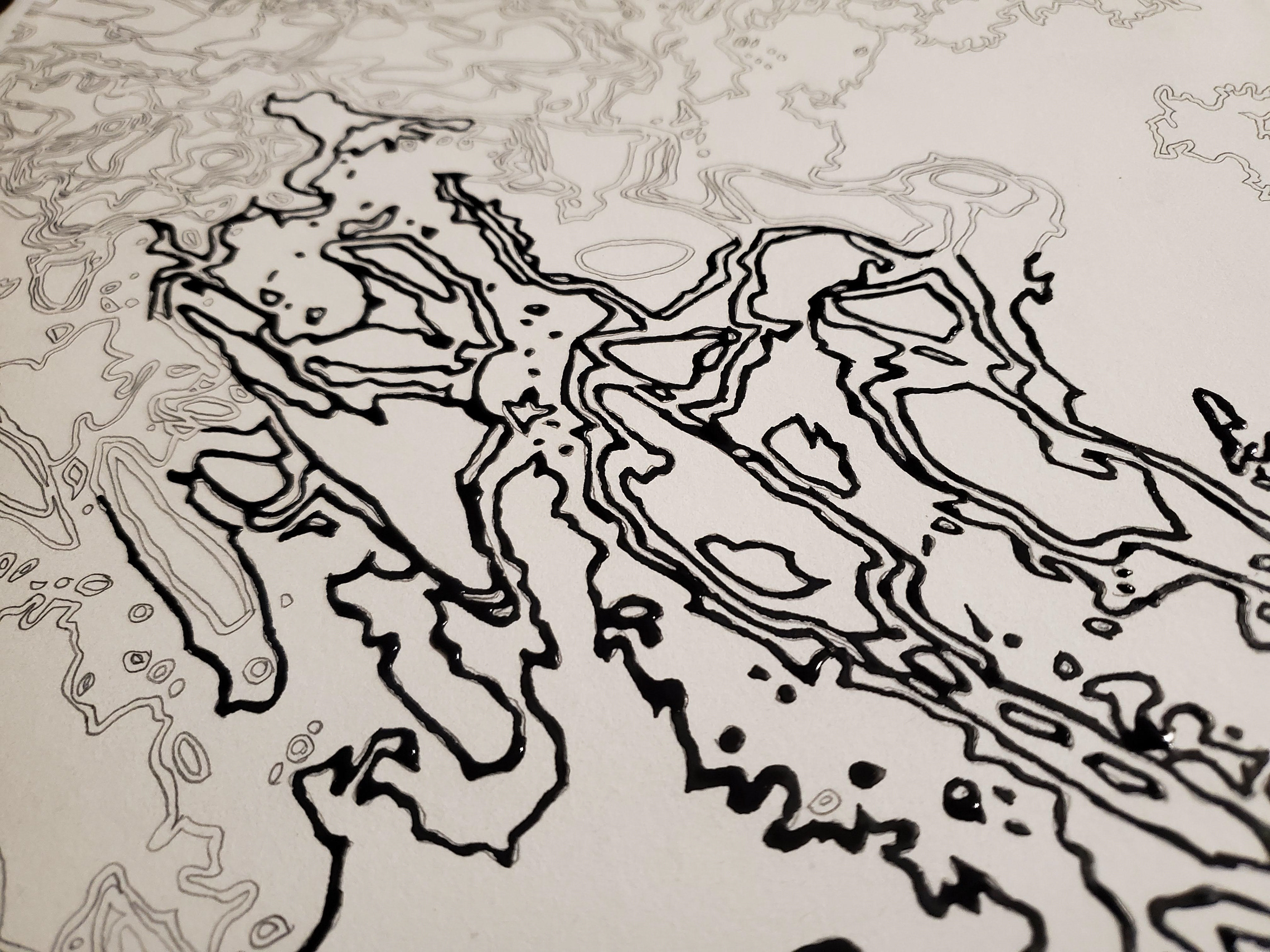 Painting the Outlines: InBetween a Cracked Euphoria