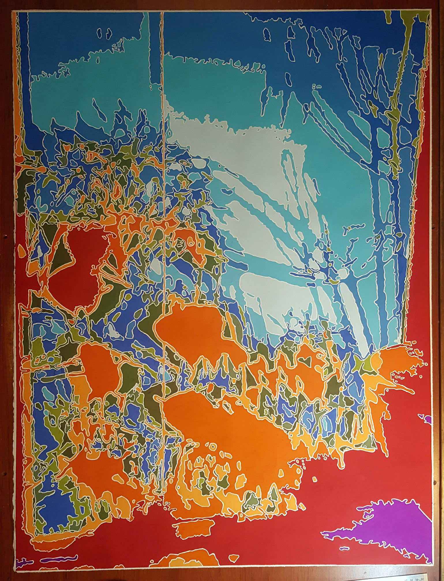 NOT YET TITLED, 30in x 40in, gouache on watercolor paper, $800