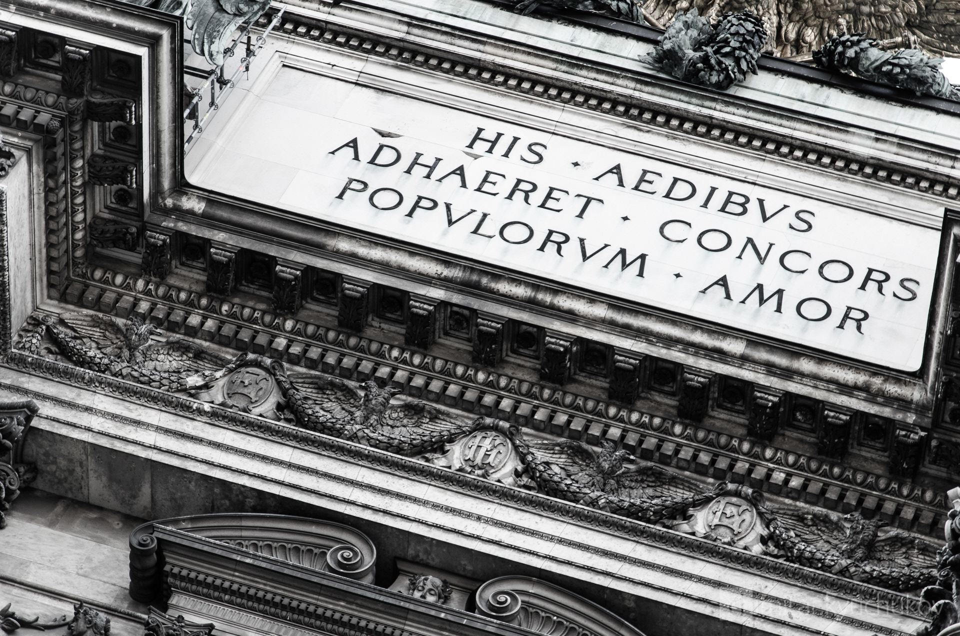 Vienna, black and white