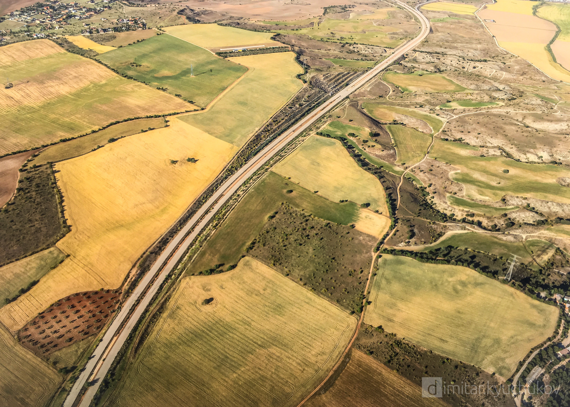 Bird eye around Madrid