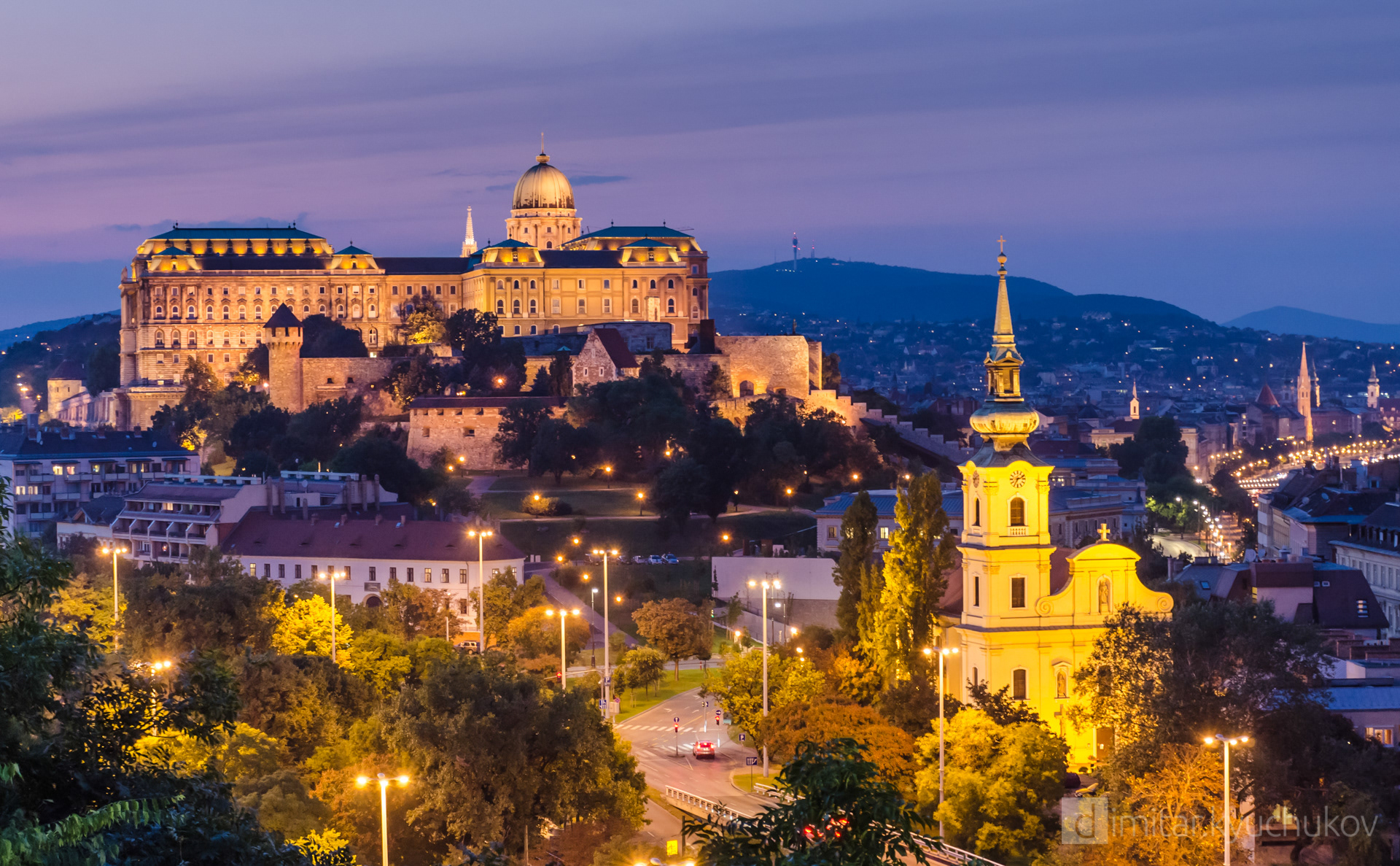 Lights of Budapest, Buda castle