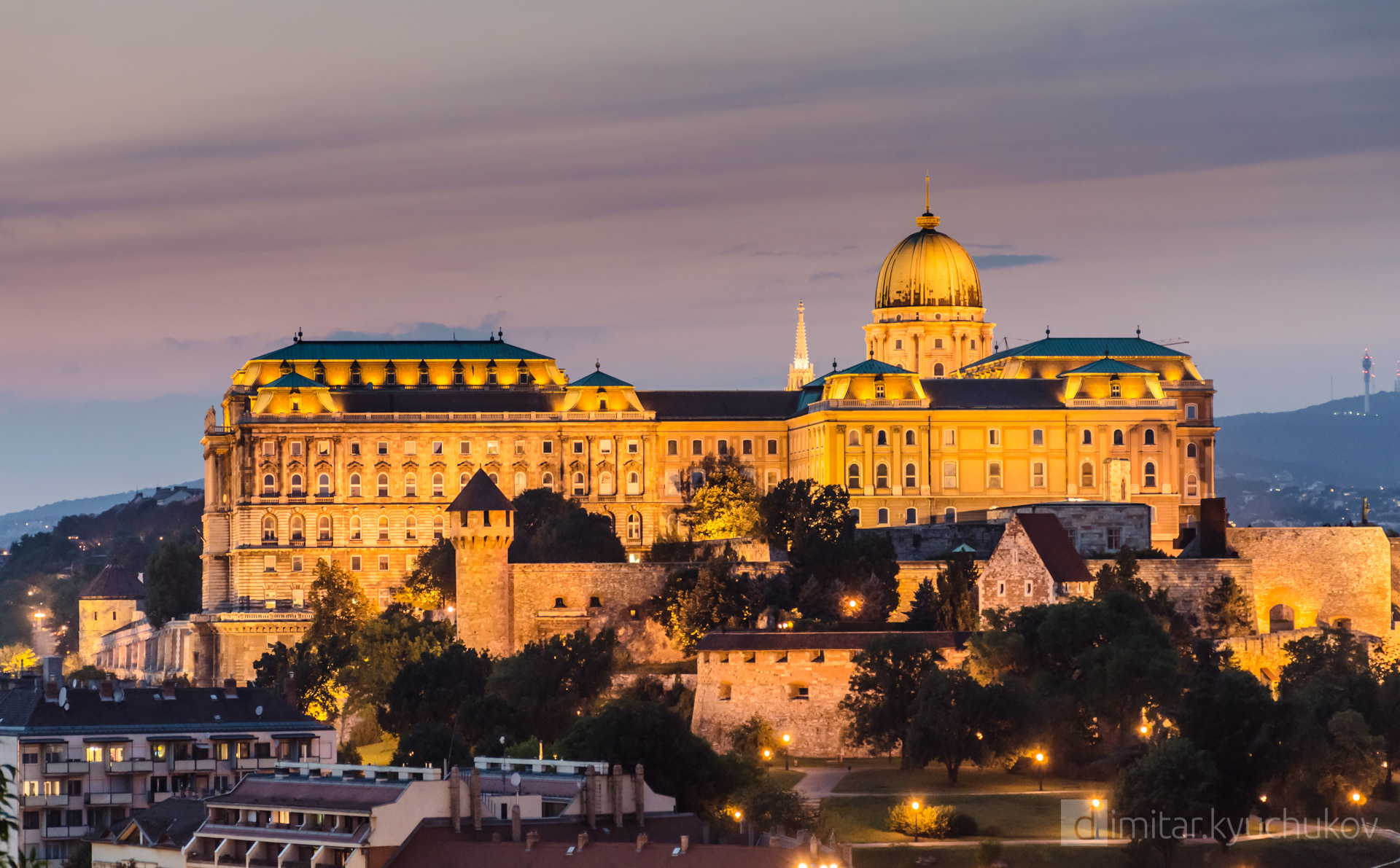 Lights of Budapest, Buda castle