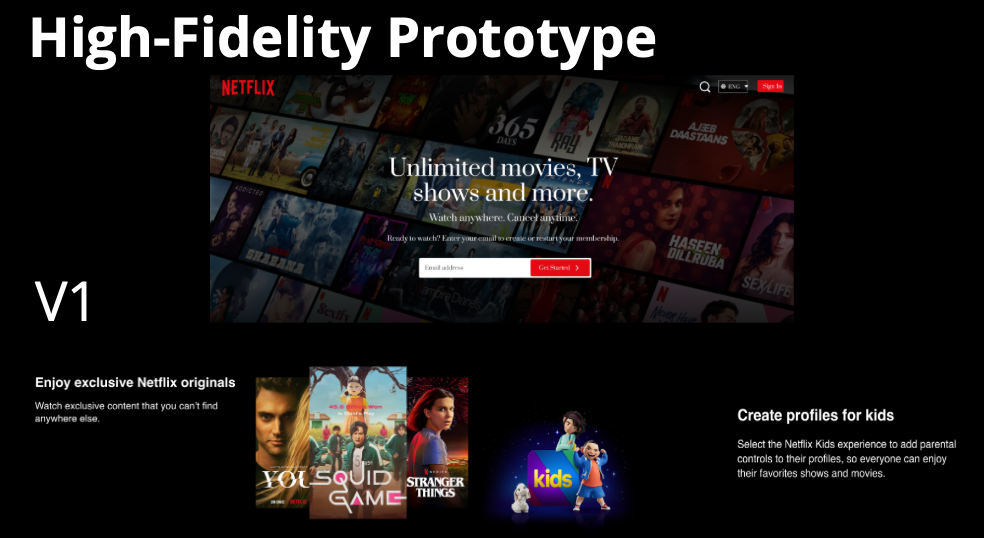 Netflix prototype