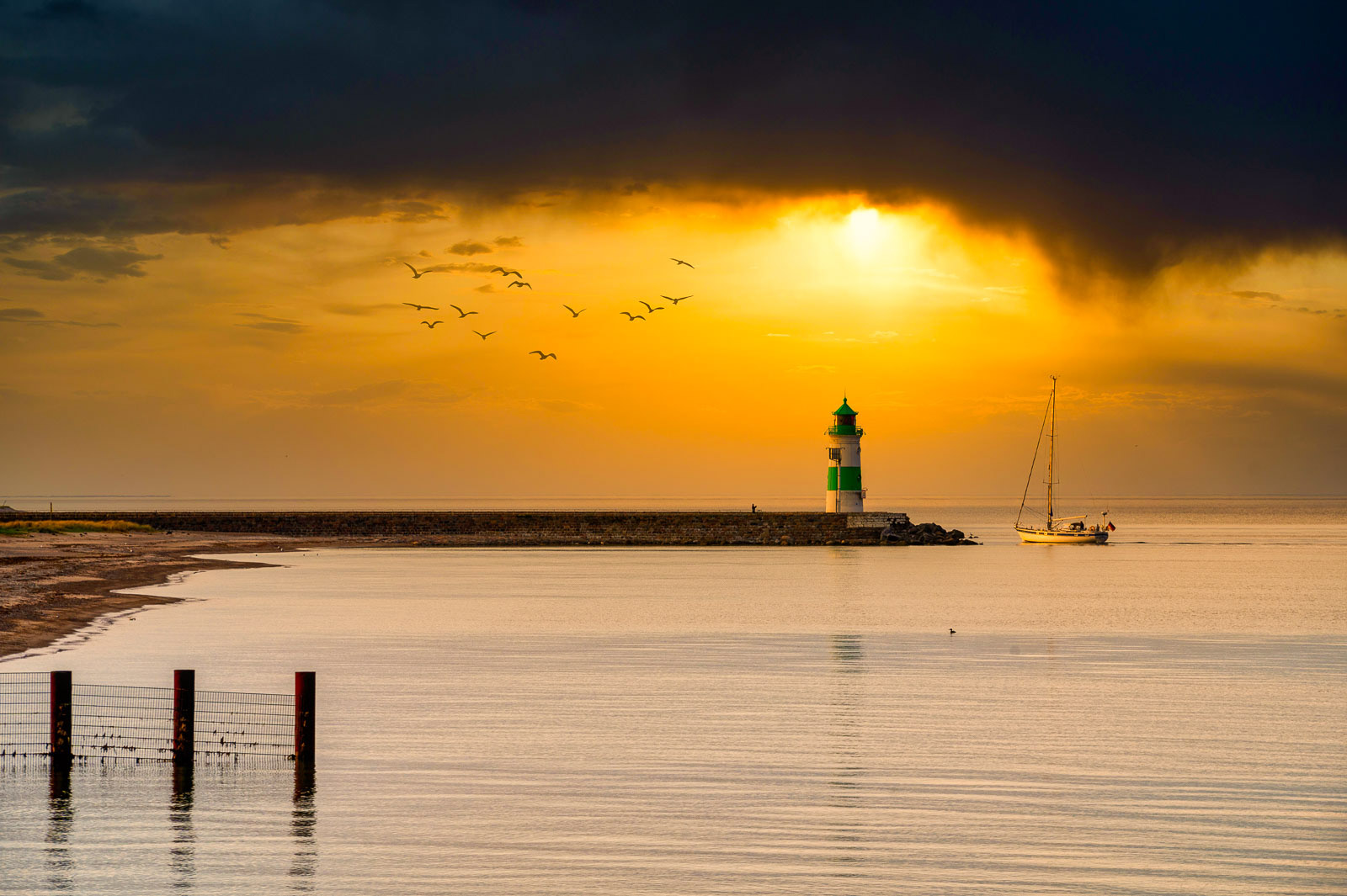 Ostseeimpression an der Schleimündung