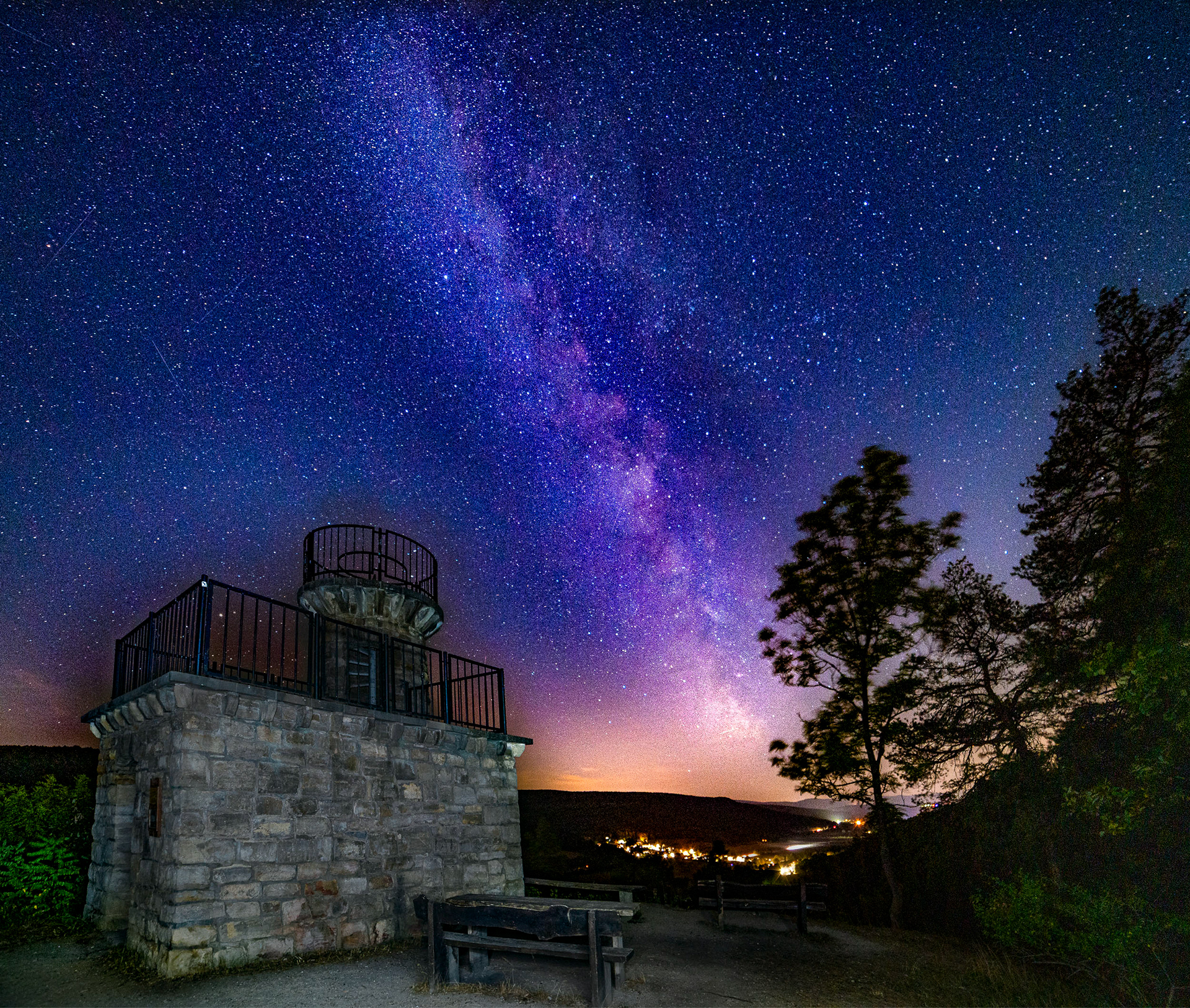 Milchstraße über dem "Kreuzchen"