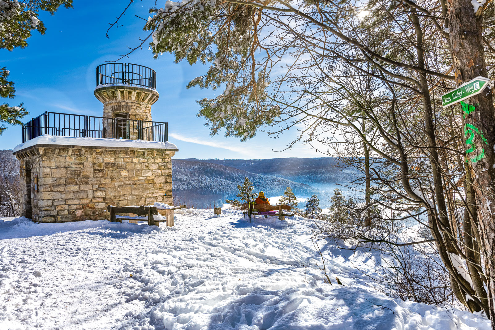 Am Kreuzchen auf der Spazierrunde Altenburg