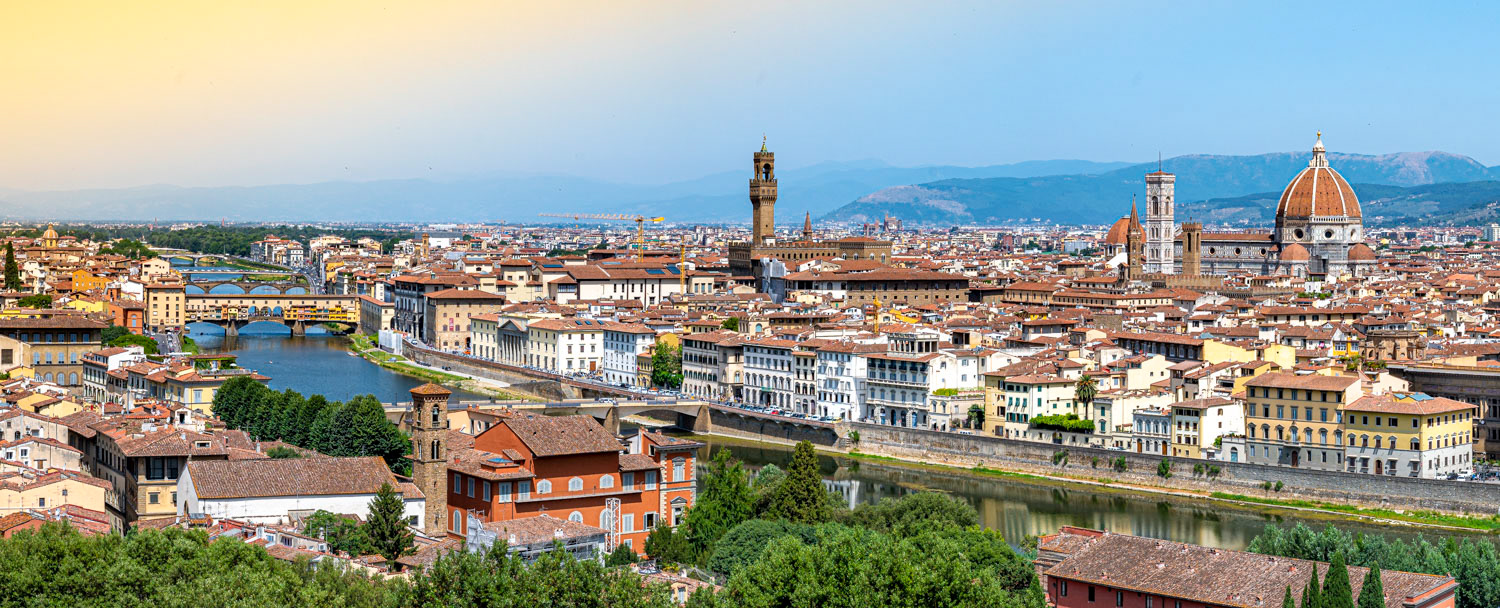 Panorama über Florenz, Italien