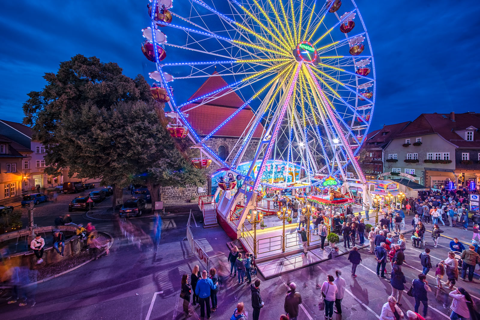 Attraktion zum Stadtfest