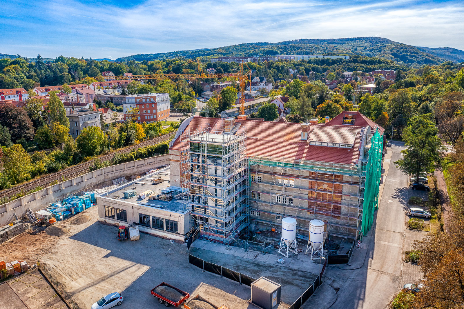 Baudokumentation am Parkweg in Arnstadt für den Bauherren